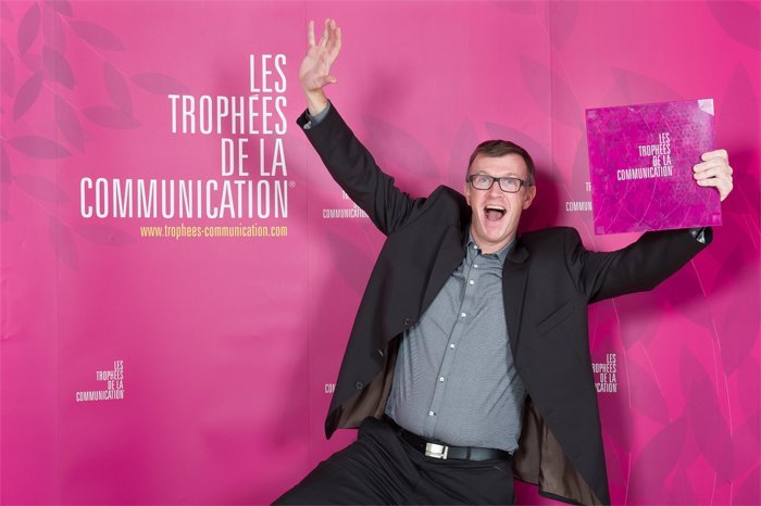 Loic CUEFF aux Trophées de la Communication 2014 !