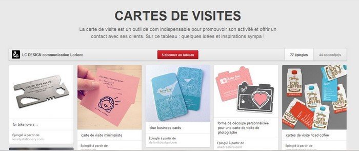 cartes de visite