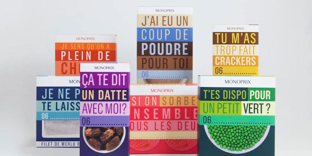 Monoprix packaging