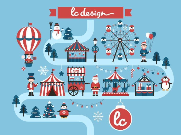 lc design vous souhaites un noël magique à Lorient