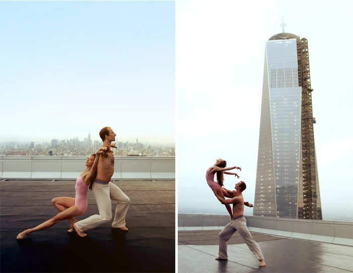 Une danse vertigineuse, au lever du soleil