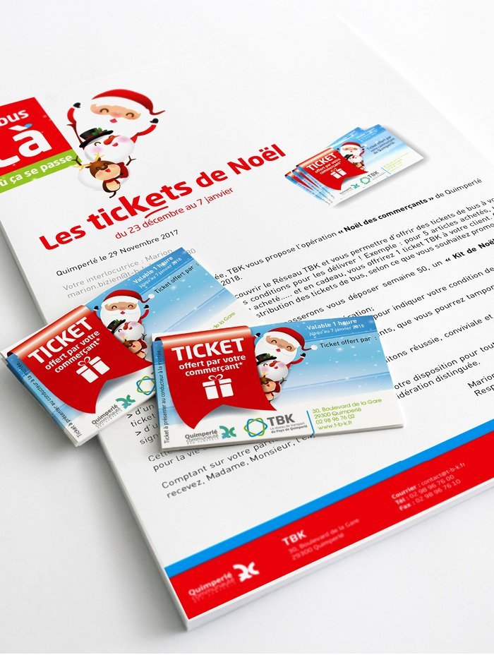 courrier noël TBK communication quimperlé