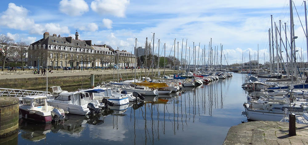 Port de plaisance de Lorient, en Bretagne (France)